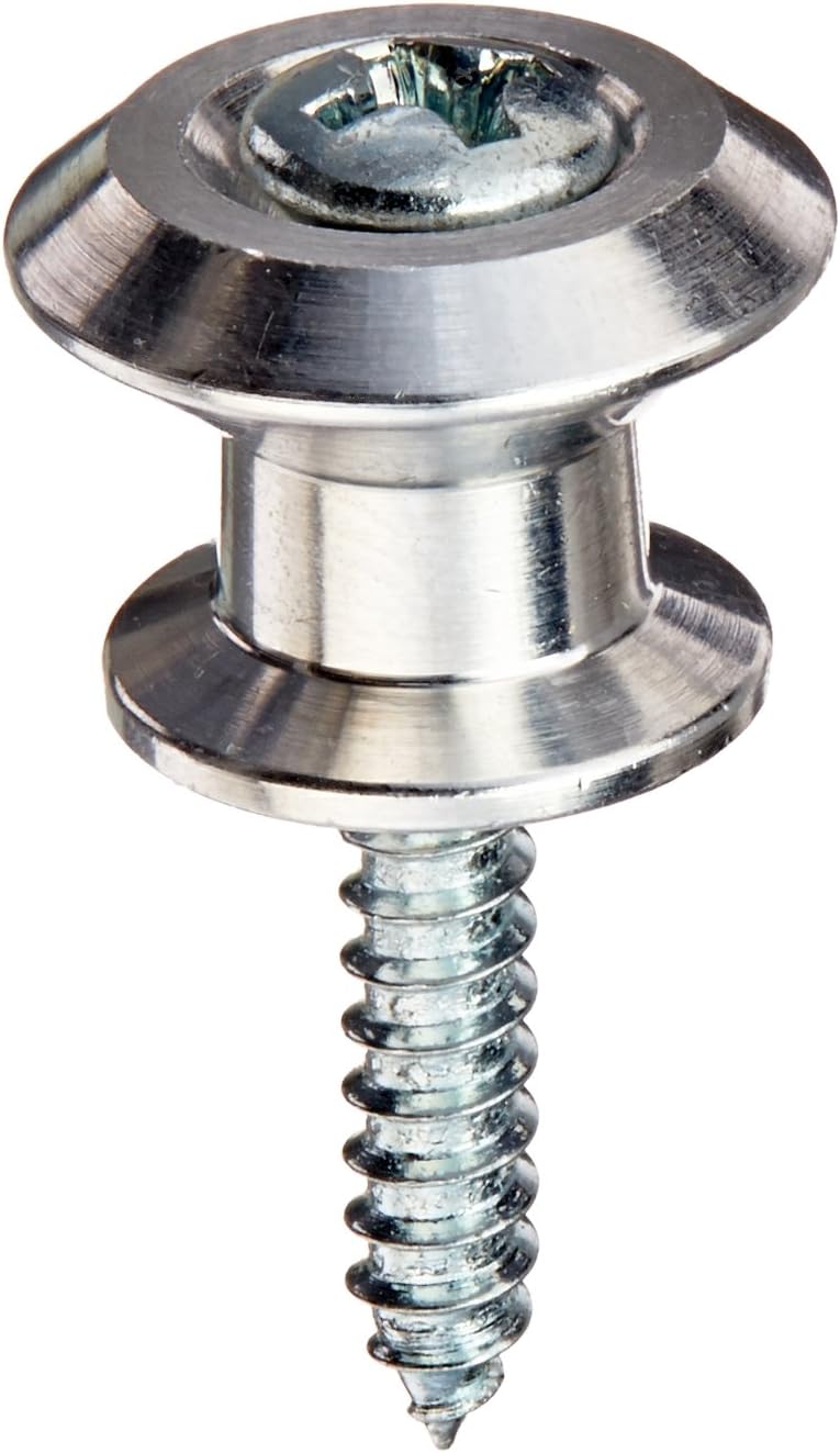 Dunlop 7100SI 24 Pk Chrome Strap Buttons for Dunlop Straplok System