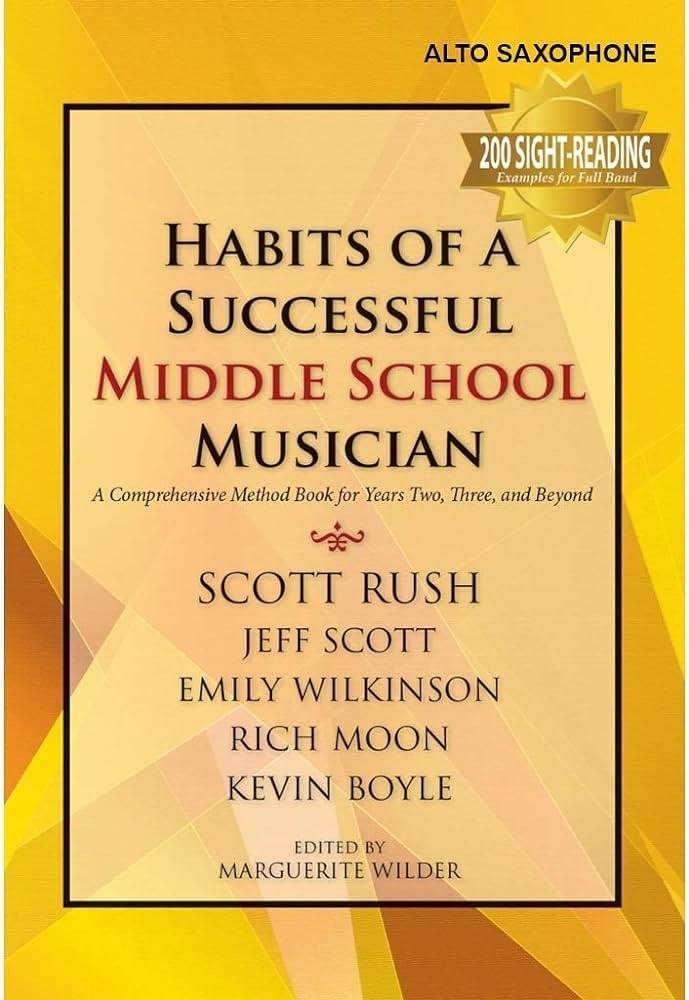GIA PUBLISHER G9147 Habits of a Successful Middle School Musician, Alto Sax - Ray's Midbell Music