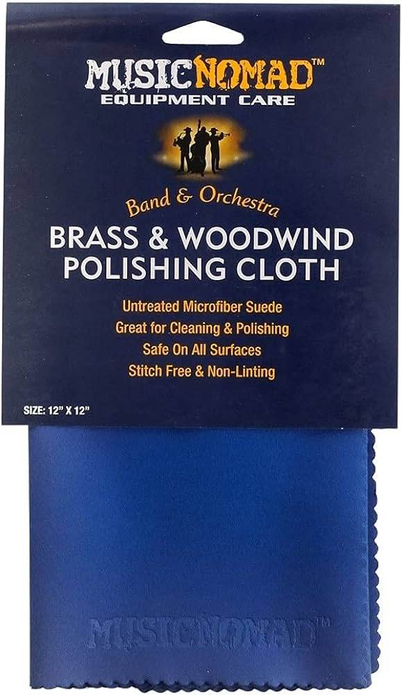 MUSICNOMAD MN730 Brass & Woodwind Untreated Microfiber Polishing Cloth - Ray's Midbell Music