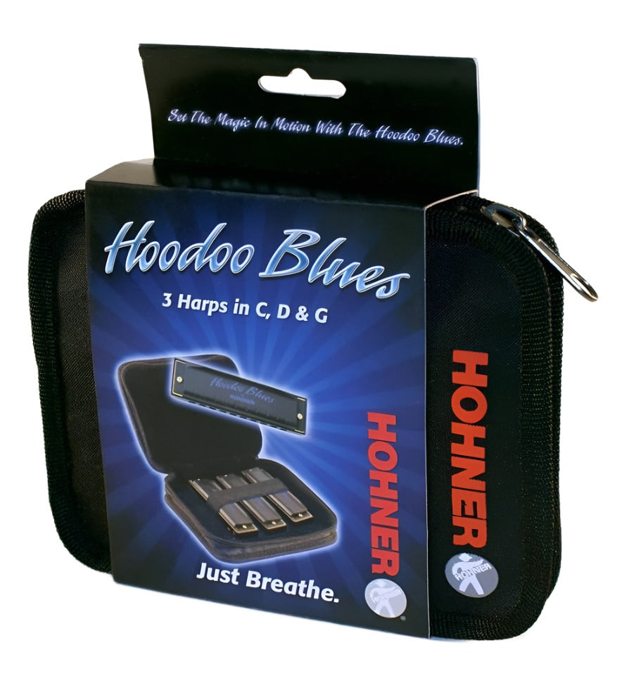 HOHNER HBP HooDoo Blues 3Pk CDG w/Case