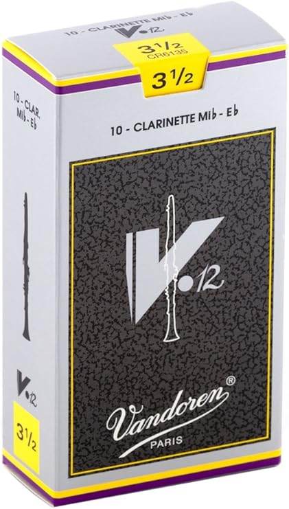 VANDOREN V12 CR6135 #3.5 Eb Clarinet Reeds, Box of 10 - Ray's Midbell Music