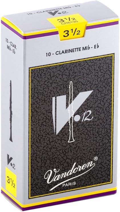 VANDOREN V12 CR6135 #3.5 Eb Clarinet Reeds, Box of 10