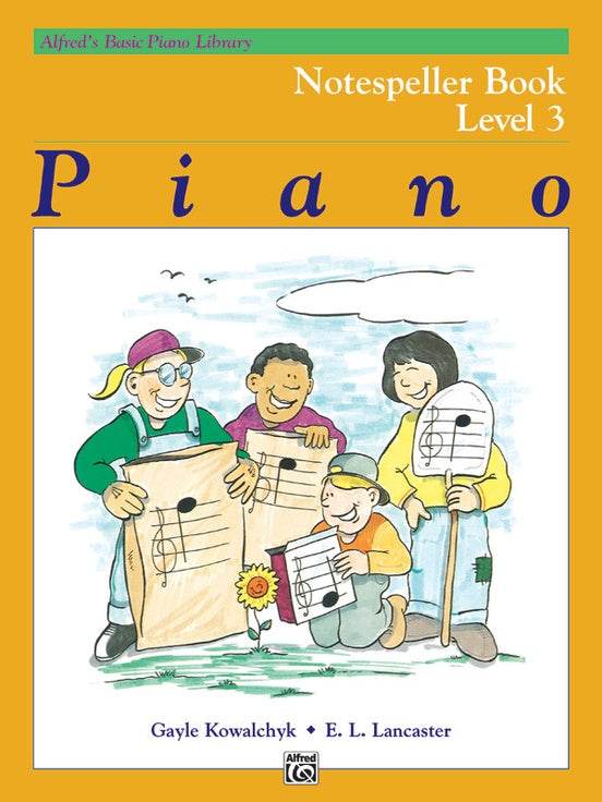 ALFRED 0014557 Alfred's Basic Piano Library: Notespeller Book 3 - Ray's Midbell Music