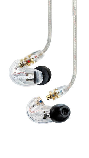 SHURE SE215CL Sound Isolating Earphones w/ Dynamic MicroDriver & Detachable Cable (Clear) - Ray's Midbell Music