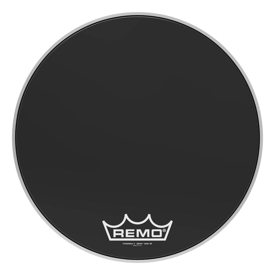 REMO PM2418MP 18" PowerMax 2 Ebony Marching Bass Head