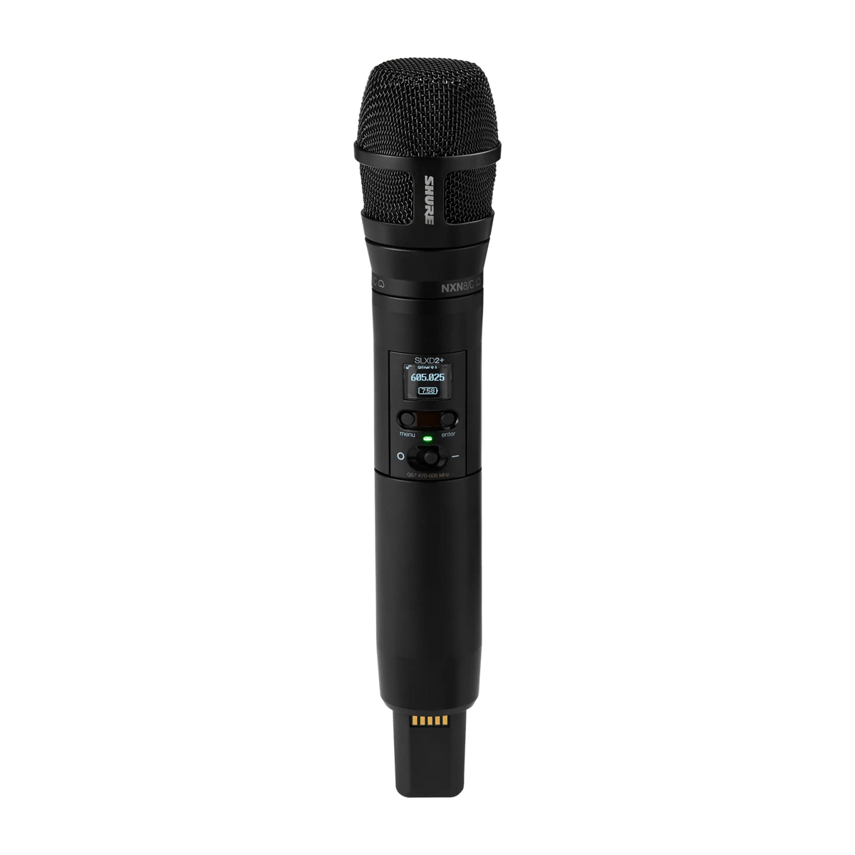SHURE SLXD24+/N8C-G57 Digital Wireless Handheld System with Nexadyne 8/C Cardioid Dynamic Microphone