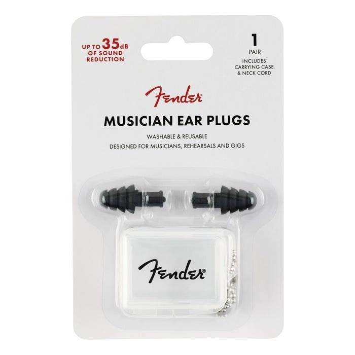 FENDER 0990542000 Musician Series Ear Plugs, Black - Ray's Midbell Music