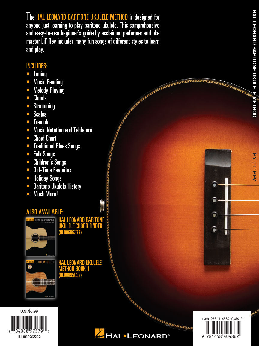 HAL LEONARD 00696552 Hal Leonard Baritone Ukulele Method - Book 1