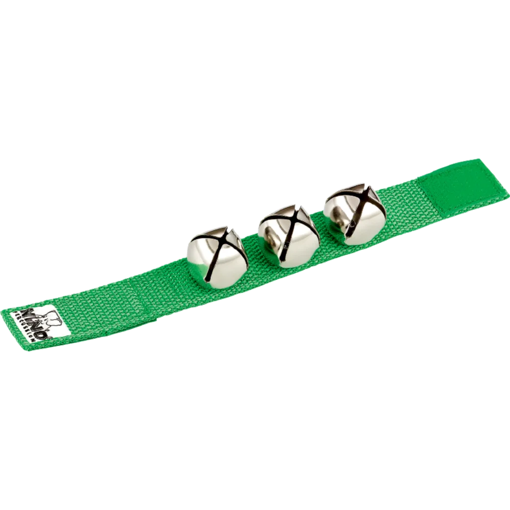 NINO PERCUSSION NINO961GR Wrist Bells, Green