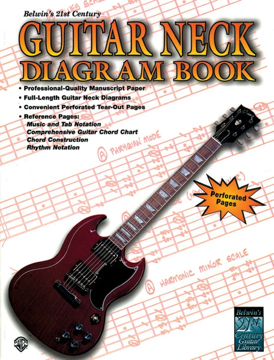 ALFRED 00EL9925 Belwin's 21st Century Guitar Neck Diagram Book [Guitar]