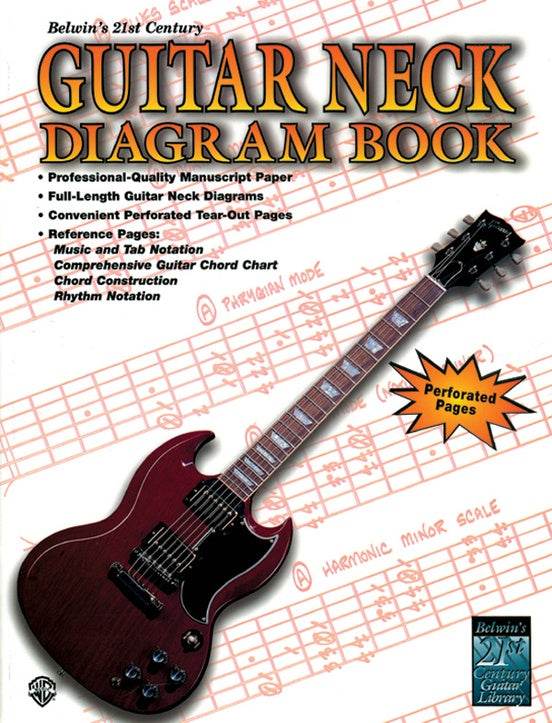 ALFRED 00EL9925 Belwin's 21st Century Guitar Neck Diagram Book [Guitar] - Ray's Midbell Music