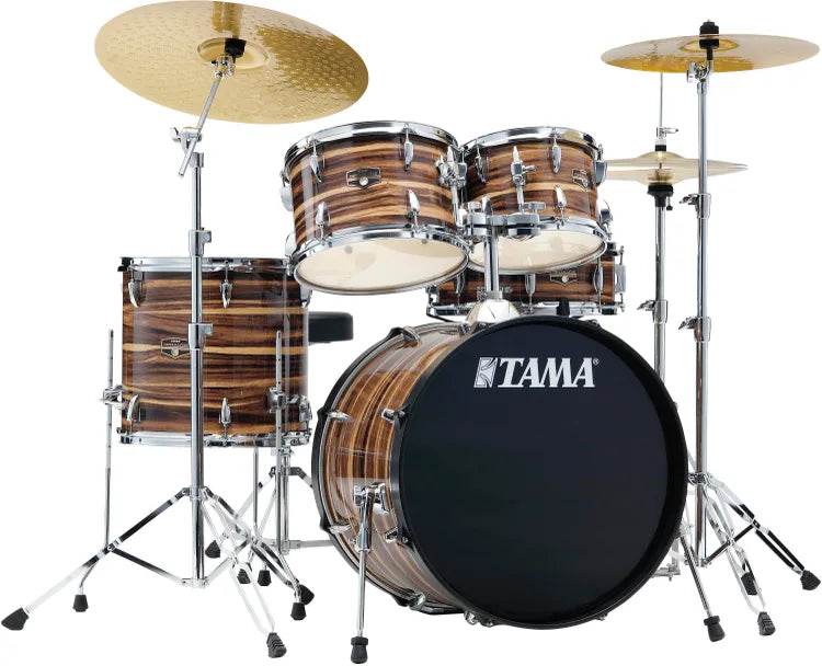 TAMA IE52CCTW 5 Piece Imperialstar Complete Drum Set (Coffee Teak Wrap) - Ray's Midbell Music