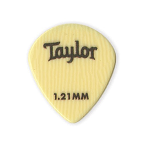 Taylor 70721 Darktone Ivoroid 651 Picks, 1.21mm, 6-Pack