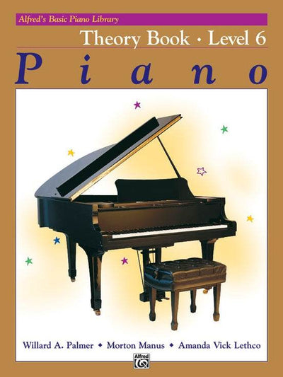ALFRED 002517 Alfred's Basic Piano Library: Theory Book 6 - Ray's Midbell Music