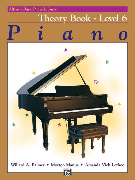 ALFRED 002517 Alfred's Basic Piano Library: Theory Book 6 - Ray's Midbell Music