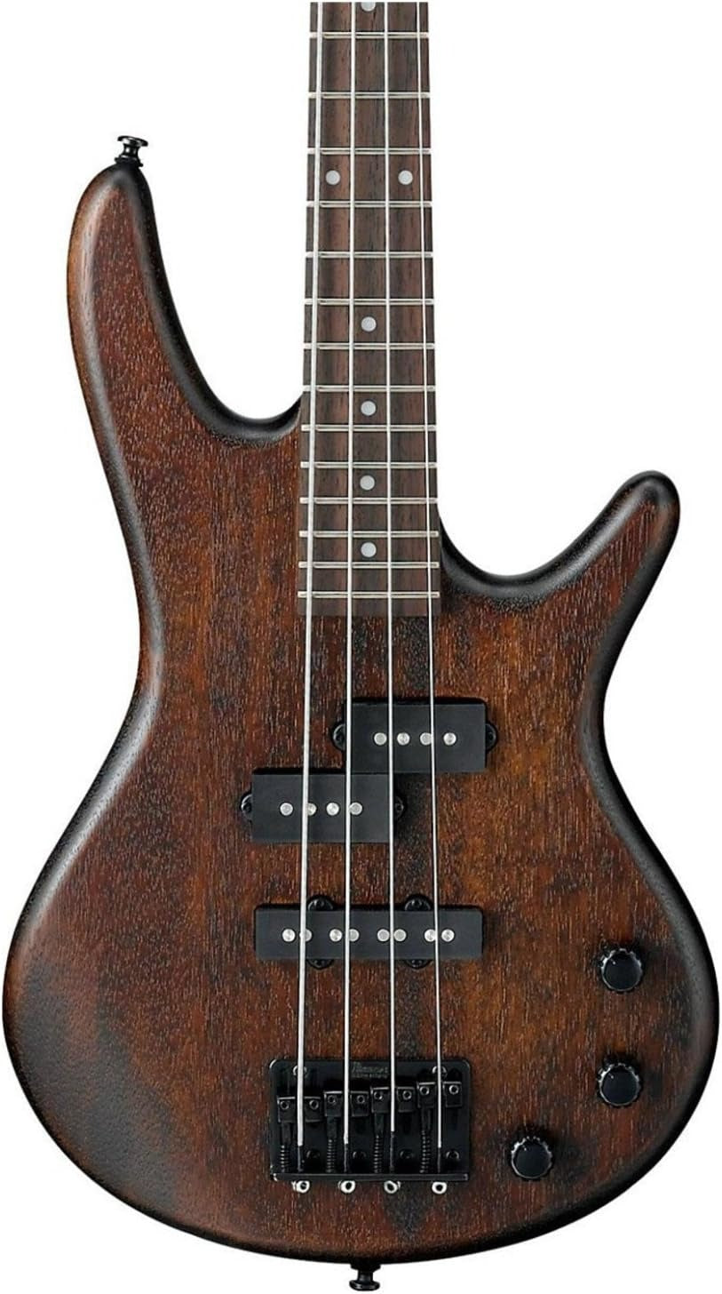 Ibanez GSRM20BWNF Gio Series Mikro Short Scale Electric Bass Guitar (Walnut Natural)