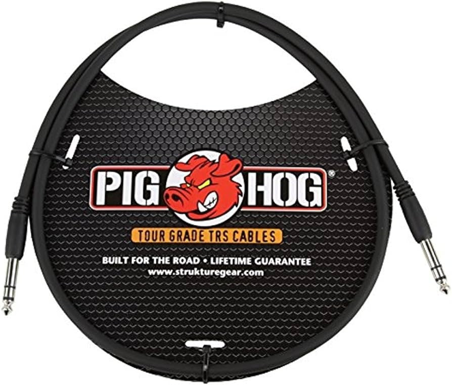 Pig Hog PTRS03 3' 1/4" TRS Cable
