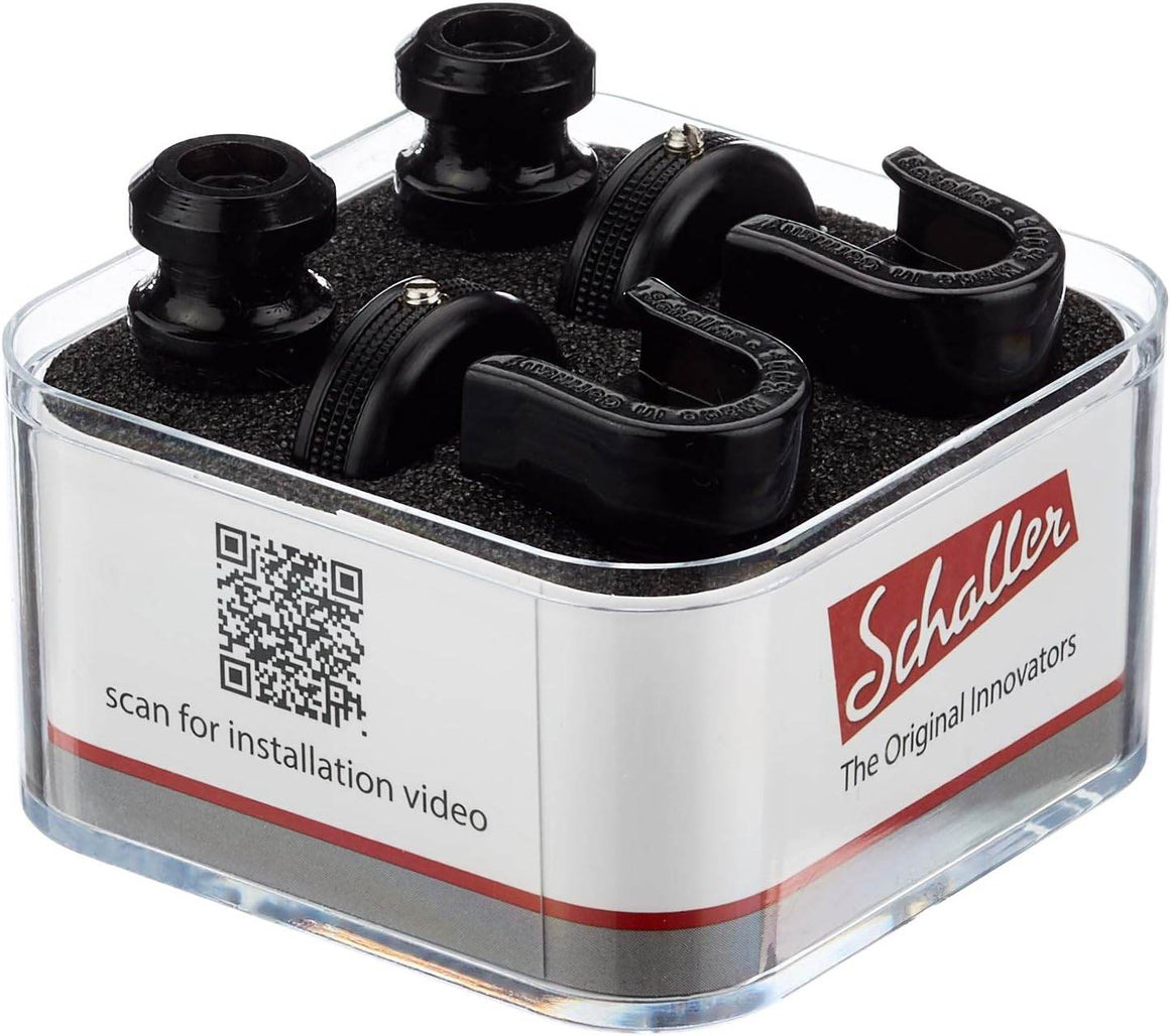 SCHALLER 1446 Security Strap Locks (Black) - Ray's Midbell Music