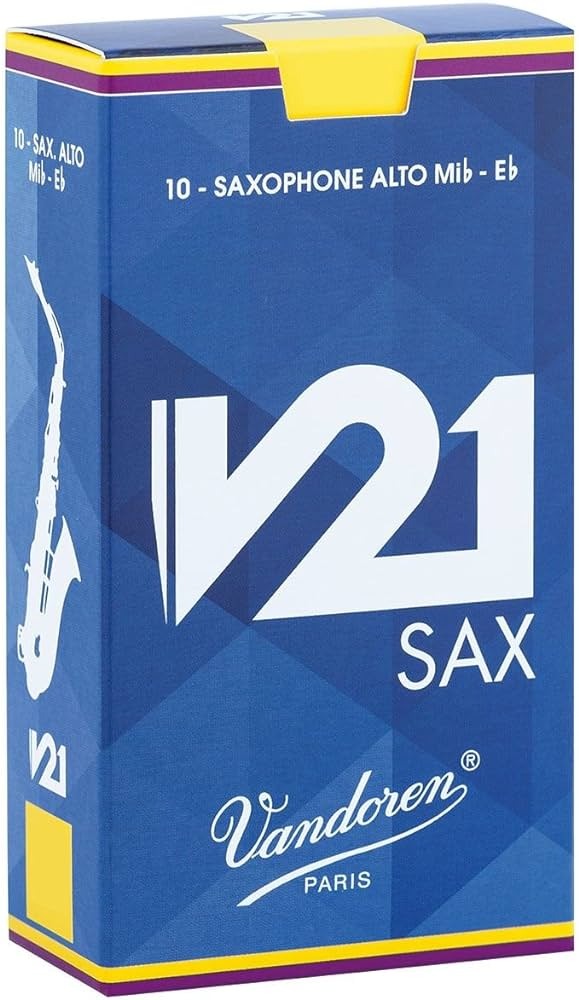 VANDOREN V21 SR8135 #3.5 Alto Sax Reeds, Box of 10