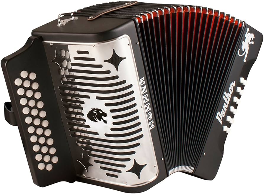 HOHNER 3100FB Panther Diatonic Accordion in F (FA - FBbEb)