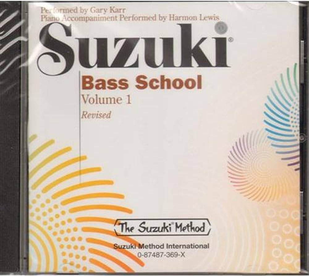 ALFRED 369 Suzuki Bass School CD, Volume 1 [String Bass] - Ray's Midbell Music
