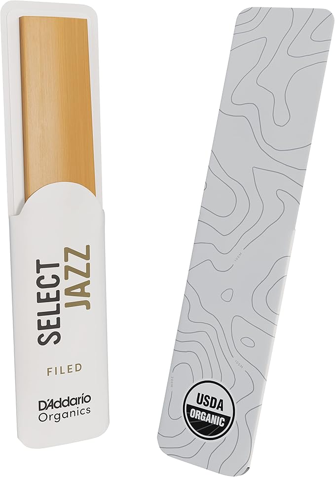 RICO ORSF05BSX3M JAZZ SELCT #3M Organic Filed Bari Sax Reeds, 5-pack