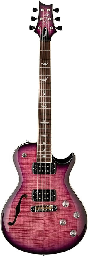 PRS 1160071Z SE Zach Myers Signature Singlecut Semi Hollow Electric Guitar (Elderberry Burst)