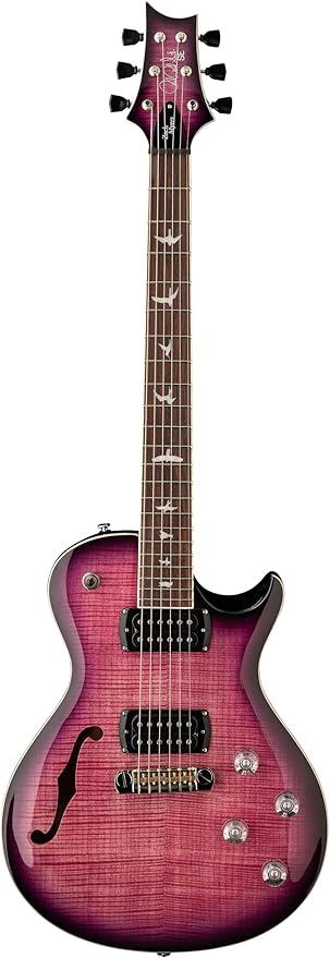 PRS 1160071Z SE Zach Myers Signature Singlecut Semi Hollow Electric Guitar (Elderberry Burst)