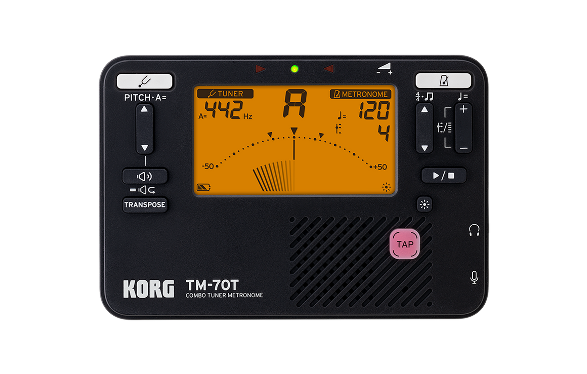 KORG TM70TBK Combo Tuner/Metronome