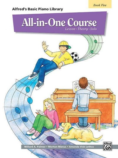 ALFRED 0014513 Alfred's Basic All-In-One Piano Course Book 5 - Ray's Midbell Music
