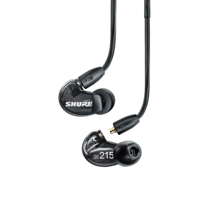 SHURE SE215-K Sound Isolating Earphones w/ Dynamic MicroDriver & Detachable Cable (Black)