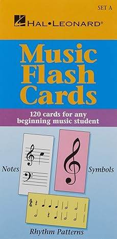 HAL LEONARD HL00296034 Music Flash Cards - Set A - Ray's Midbell Music