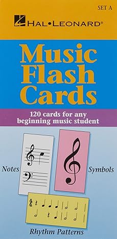 HAL LEONARD HL00296034 Music Flash Cards - Set A