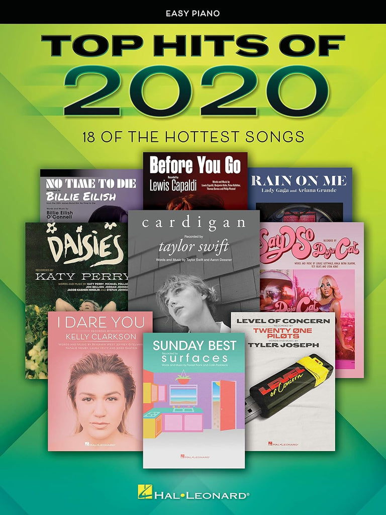 HAL LEONARD 00355559 Top Hits of 2020 - Easy Piano Songbook