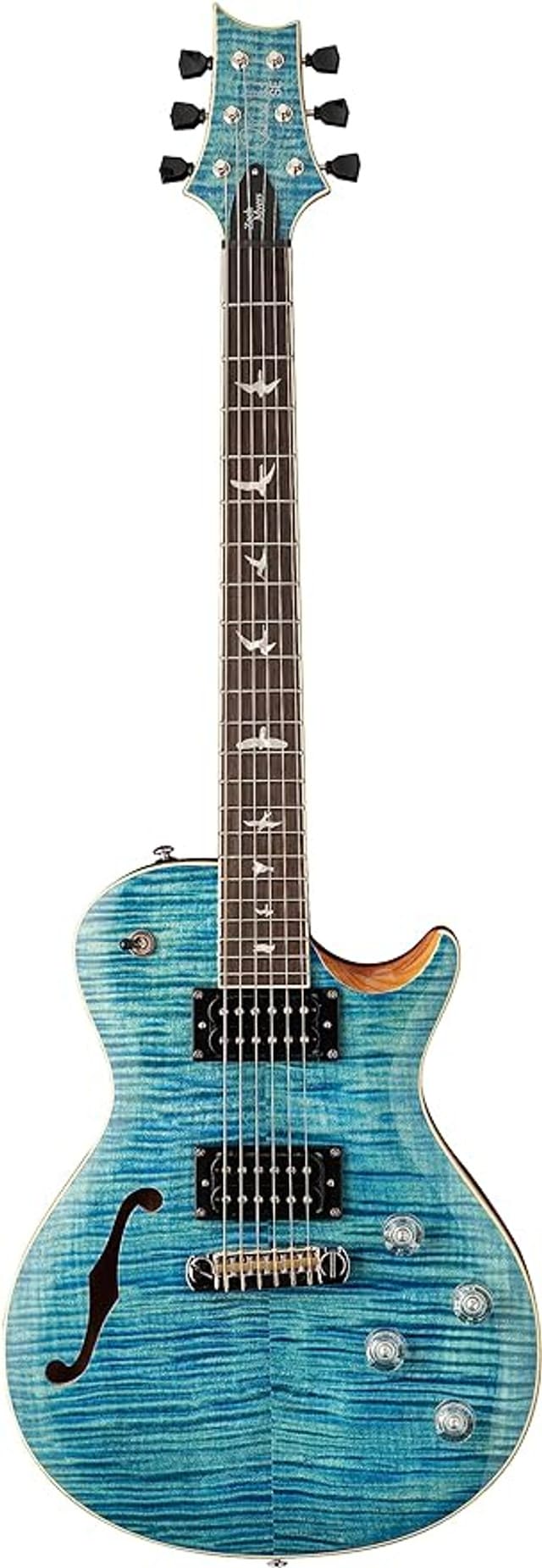 PRS 111437MC SE Zach Myers Signature Singlecut Semi Hollow Electric Guitar (Myers Blue)