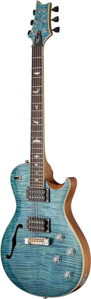 PRS 111437MC SE Zach Myers Signature Singlecut Semi Hollow Electric Guitar (Myers Blue)