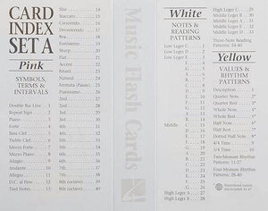HAL LEONARD HL00296034 Music Flash Cards - Set A - Ray's Midbell Music