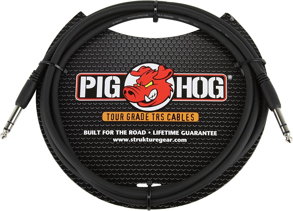 Pig Hog PTRS06 6' 1/4" TRS Cable