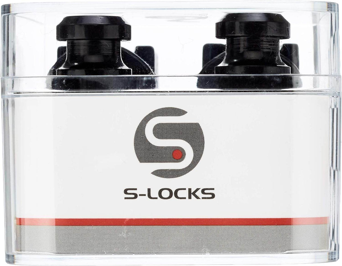 SCHALLER 1446 Security Strap Locks (Black) - Ray's Midbell Music