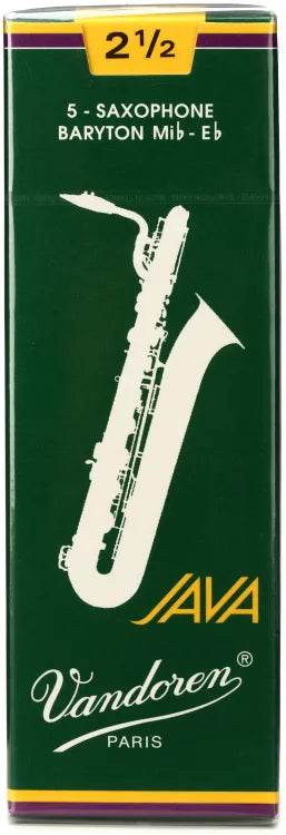 VANDOREN SR3425 #2.5 Java Bari Sax Reeds - Ray's Midbell Music