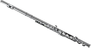 Di Zhao DZ401BEF Step-Up Flute, Open Hole, Silver Plated Headjoint and Body, B Footjoint, Offset G, Split E Mechanism