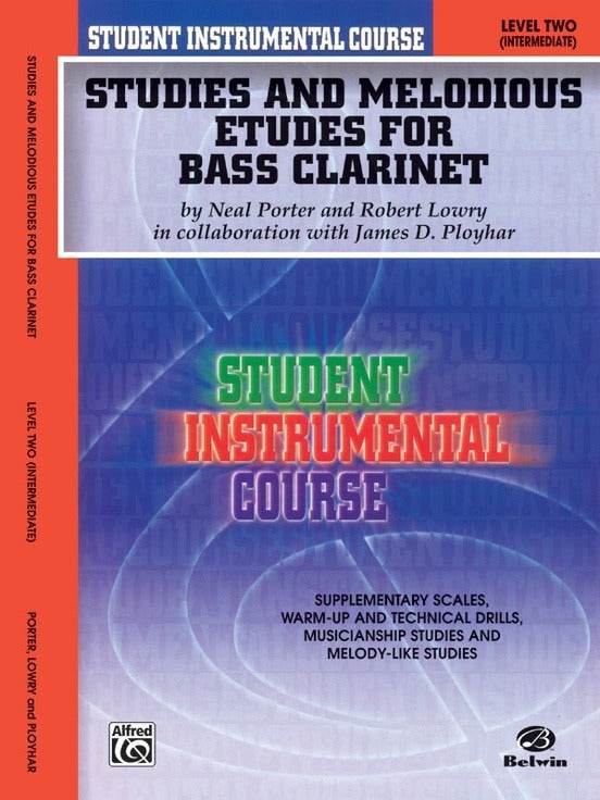 ALFRED 00BIC00217A Student Instrumental Course Studies and Melodious Etudes for Bass Clarinet, Level II - Ray's Midbell Music