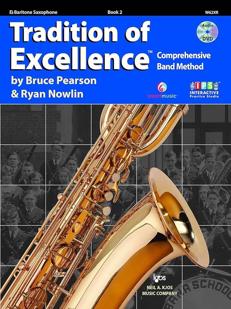 KJOS W62XR Tradition of Excellence Baritone Sax Bk 2 - Ray's Midbell Music