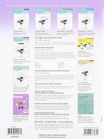 FJH PUBLISHER 00420221 Piano Adventures Theory Level 3B - Ray's Midbell Music