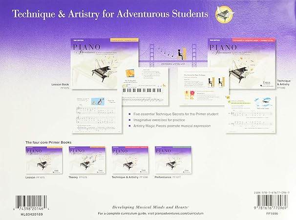 FJH PUBLISHER 00420189 Piano Adventures Technique Primer Level - Ray's Midbell Music