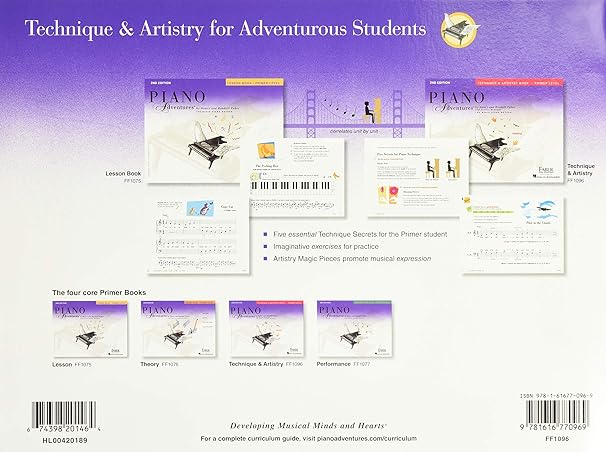 FJH PUBLISHER 00420189 Piano Adventures Technique Primer Level