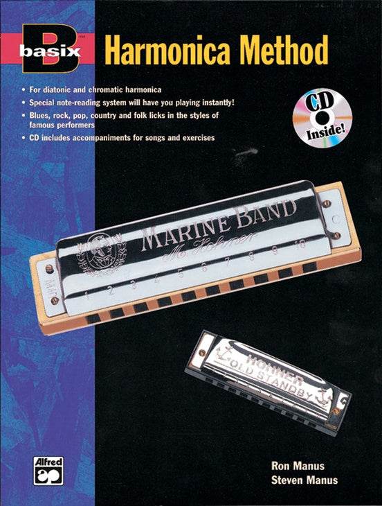 ALFRED 0016605 Basix®: Harmonica Method [Harmonica] - Ray's Midbell Music