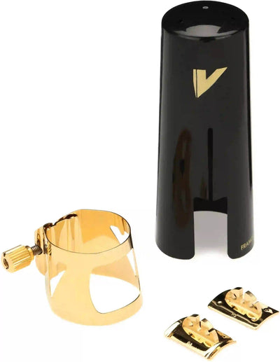 VANDOREN LC09P Optimum Bari Saxophone Ligature - Gilded Gold - Ray's Midbell Music