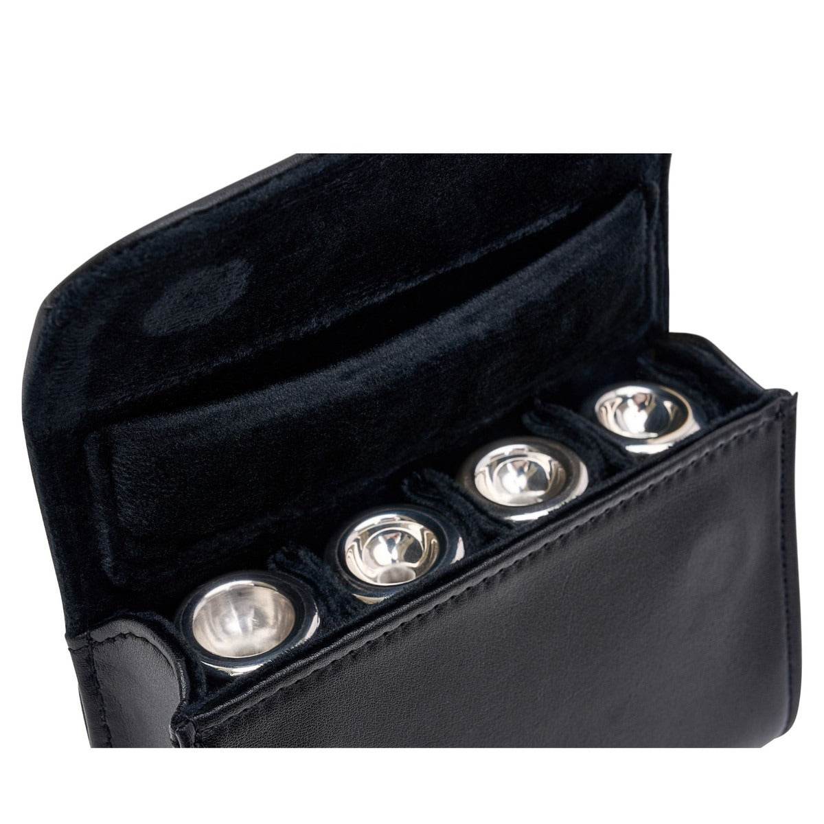 Protec A271 Trumpet Mouthpiece Pouch - Leatherette, 4-Piece (Black) - Ray's Midbell Music