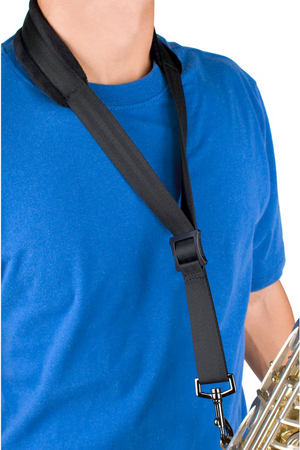Protec A310M Saxophone Padded Neck Strap, 22" Regular w/ Metal Snap